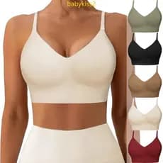 Sutiãs Baixas Para, Alças, Corte Baixo, Push up, Costura, Decote V, Bralette
