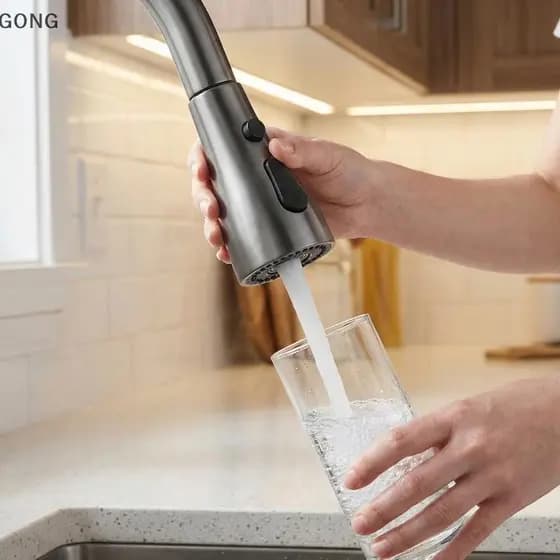 [BI] Cabeça Removível De Substituição Para Torneira Misturadora De Cozinha Bocal Durável Com Eficiência De Água Instalaç