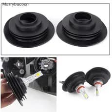 [MAR] 1X Soft Capa Contra Poeira De Borracha Para Farol Automotivo Universal LED Vedação De Luz COD