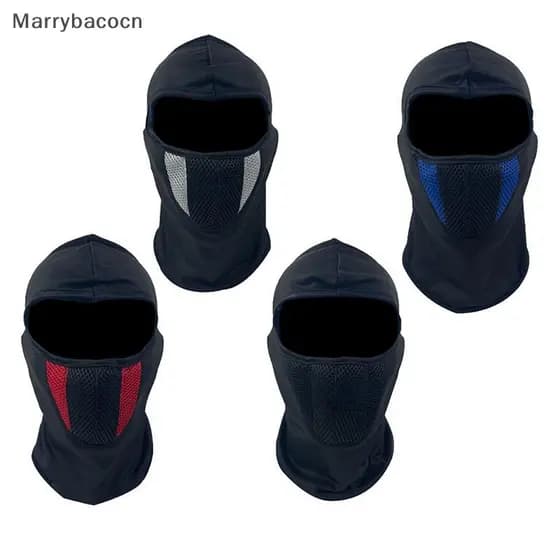 [MAR] Respirável Motocicleta Full Face Máscara Moto Ciclismo Bicicleta Capacete De Motocross Capuz Riding Ne COD
