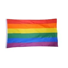 Bandeira LGBTQIA+ Gls Gay Arco Iris LGBT LGBTQ 140x90cm Parada do Orgulho Gay/Juntos na Diversidade Tamanho Grande