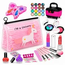 Conjunto de Maquiagem para Meninas Infantil  Blogueirinha Necessaire Prova D'agua