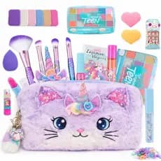 Conjunto de Maquiagem Infantil para Meninas Necessaire Blogueirinha
