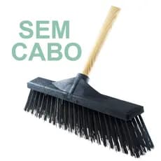 Vassoura Vassourão Gari 40cm SEM CABO Varrição pesada pisos e calçadas