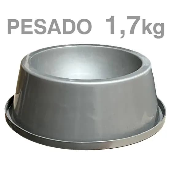 Comedouro Pesado 450ml com Concreto 1,7kg - P - Pote Ração Cachorro