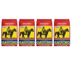 Kit 4 Erva Mate Chimarrão Gaúcho 500g Chás Real