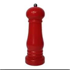 Porta Tempero / Moedor de tempero pimenta grãos de Acrílico Vermelho/Preto Clink