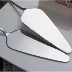 Espátula Aço de Bolo 25x4,4 CM / 28 CM Design Ergonómico Com Serrilha e sem