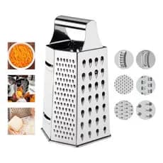 Ralador 100% Aço Inox 4 faces Resistente ou 6 Faces alta qualidade - Aço Inox Original Line