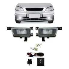 Kit Farol Milha Auxiliar Astra Hatch Sedan 1998 A 02 + Par Pingos T10