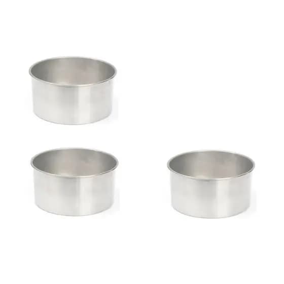 Forma Redonda Nº12 Com 6cm De Altura Kit Com 3
