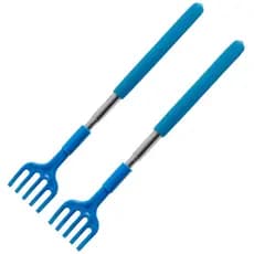 2 Mãozinhas Para Coçar e Massagear as Costas Com Cabo Ajustável