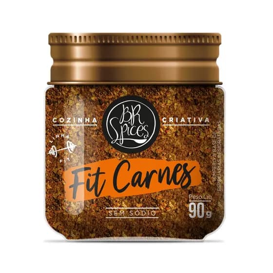 Tempero Fit Carne Sem Sódio 90g - BR Spices
