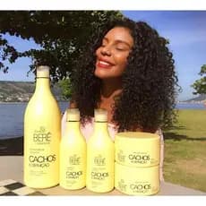 Kit Cachos e Definição 300ml + Ativador de Cachos 1L CREME DE PENTEAR PROFISSIONAL VEGANO LIBERADO