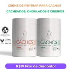 Kit 2 Creme de Pentear de 1KG | Ativador de Cachos Profissional com resultado de salão em casa