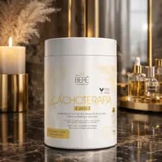 Cachoterapia Etapa Nutrição 1kg Creme de Pentear 4em1 Ativador de Cachos Profissional | Proteção UV