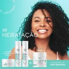 Kit Hidra+ Com ativador Cachoterapia Etapa 1 | Hidratação profunda e definição perfeita - Resultado de Salão em Casa