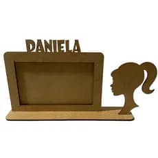 10 Porta Retrato Barbie Com Em Caixe Para Foto 10x15 Mdf
