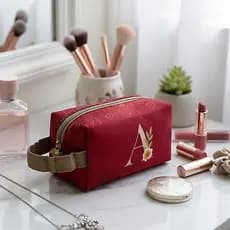Necessaire Box Personalizada com Inicial | Estojo Feminino | feminina - Ideal P/ Presentes Personalizados
