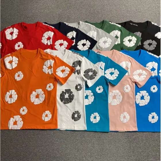 Camiseta 100% Algodão Premium Streetwear Com Flores em Destaque - Estilo Que Transborda Conforto!!