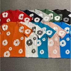 Camiseta 100% Algodão Premium Streetwear Com Flores em Destaque - Estilo Que Transborda Conforto!!