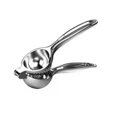 Espremedor de Limão Manual Gourmet Metal Cromado Maciço