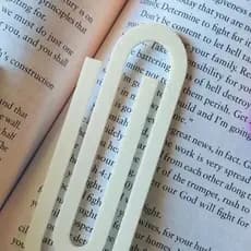 MARCADOR DE PÁGINA PERSONALIZADO IMPRESSÃO 3D BOOKMARK