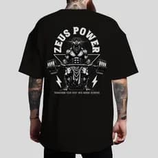 Camiseta Oversized Masculina Zeus Power