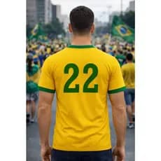 Camisa Brasil n22 Camiseta Masculina Feminina Brazil Core Edição Copa 2026