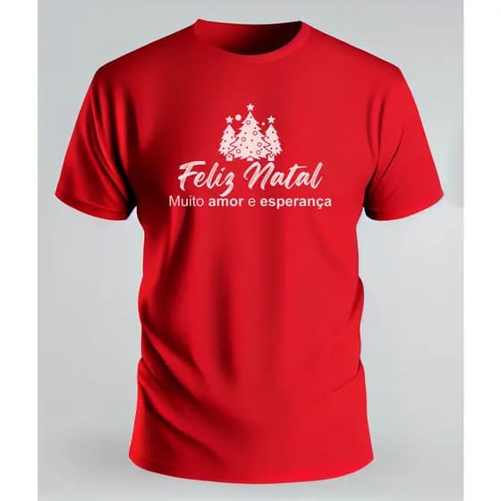 Camisa de Natal Família Roupas Natalinas 2025