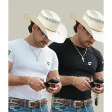 Kit 2 Camisetas Masculina Country Premium Básica Slim Fit Agro Rodeio Casual