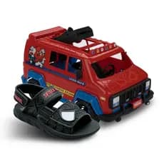 Sandalia Infantil Grendene Kids Homem Aranha 23064 Com helicóptero de Menino