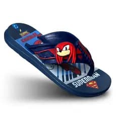 Chinelo Infantil Masculino Grendene Kids Sandália de Dedo Sonic Knuckles DC Heroes 23392