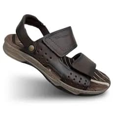 Sandália Masculina Papete Pegada Couro Legitimo 132254