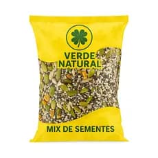 Mix de Sementes - Abóbora, Girassol, Chia, nozes e Gergelim 1kg - Verde Natural