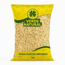 Aveia Flocos Grosso 1Kg - Verde Natural