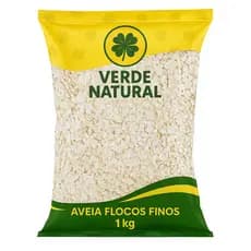 Aveia Flocos Fino 1Kg - Verde Natural