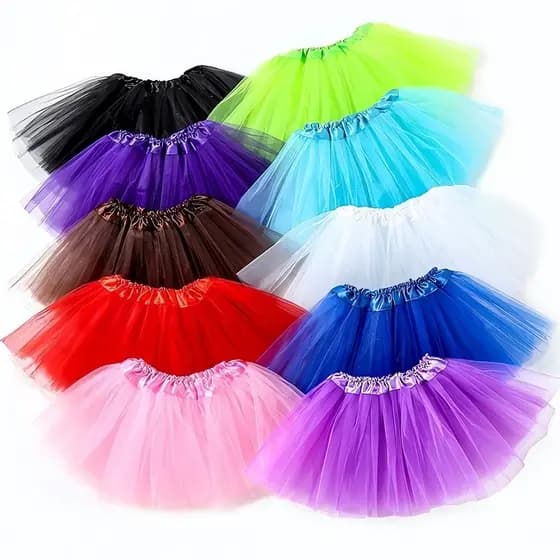 Kit Saia De Tule Tutu Adulto 40cm Ideal para Grupos e Madrinhas - Despedida de Solteira Carnaval