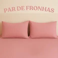 Kit 2 Fronhas Poliéster Microfibra Atacado Preço Promocional Conforto