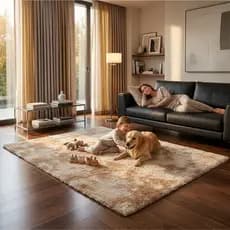 Tapete Peludo Para Sala Quarto 2,00 X 1,40 Grande Pelo Alto