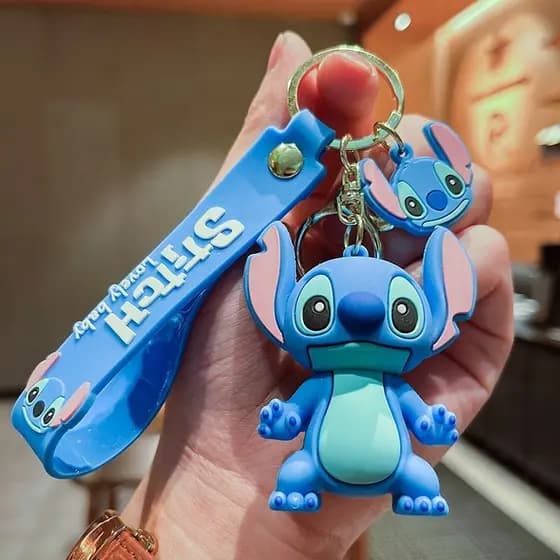 2 Chaveiro De Ponto Clássico Boneca Mochila Pingente Casal Carro Brinquedo Infantil Presente