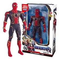 Brinquedo Vingadores com Luz LED – Homem-Aranha, Hulk e Outros Heróis