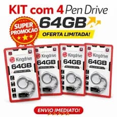 KIT PENDRIVE 2.0 ALTA VELOCIDADE