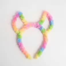 Tiara De Cabelo Arquinho Fantasia Coelho Colorido Pascoa