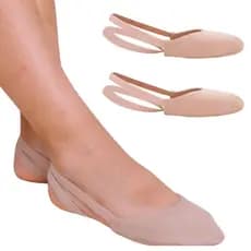 Kit 2x Sapatilha Ginástica Ponteira Tecido Bailarina