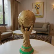 Taça Fifa Troféu 24cm Copa Do Mundo 2026 Brasil 3d Decorativo