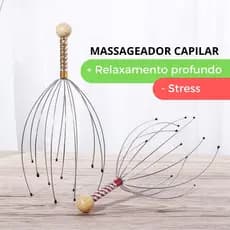 Massageador De Cabeça Alivia O Stress Coçador Alívio Imediato Super Relaxante
