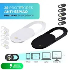 Kit Protetor de Câmera Tampa de Webcam Notebook e Celulares Anti-espião Envio Rápido