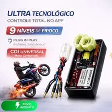 CDI Multscan 9 Corte de Giro Pro Fire X 2.0 Universal Carburada 125 150 Controle no App