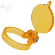 1 Pçs Filtro Amarelo Para Lâmpada De Luz LED Lupas Dentárias Útil Iluminação Laboratório Óptico Binocular Lupa Acessórios